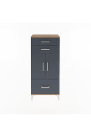 Arges Dolap 2 Raflı 3 Çekmeceli 2 Kapaklı 60x30x134 - S17M074V8A