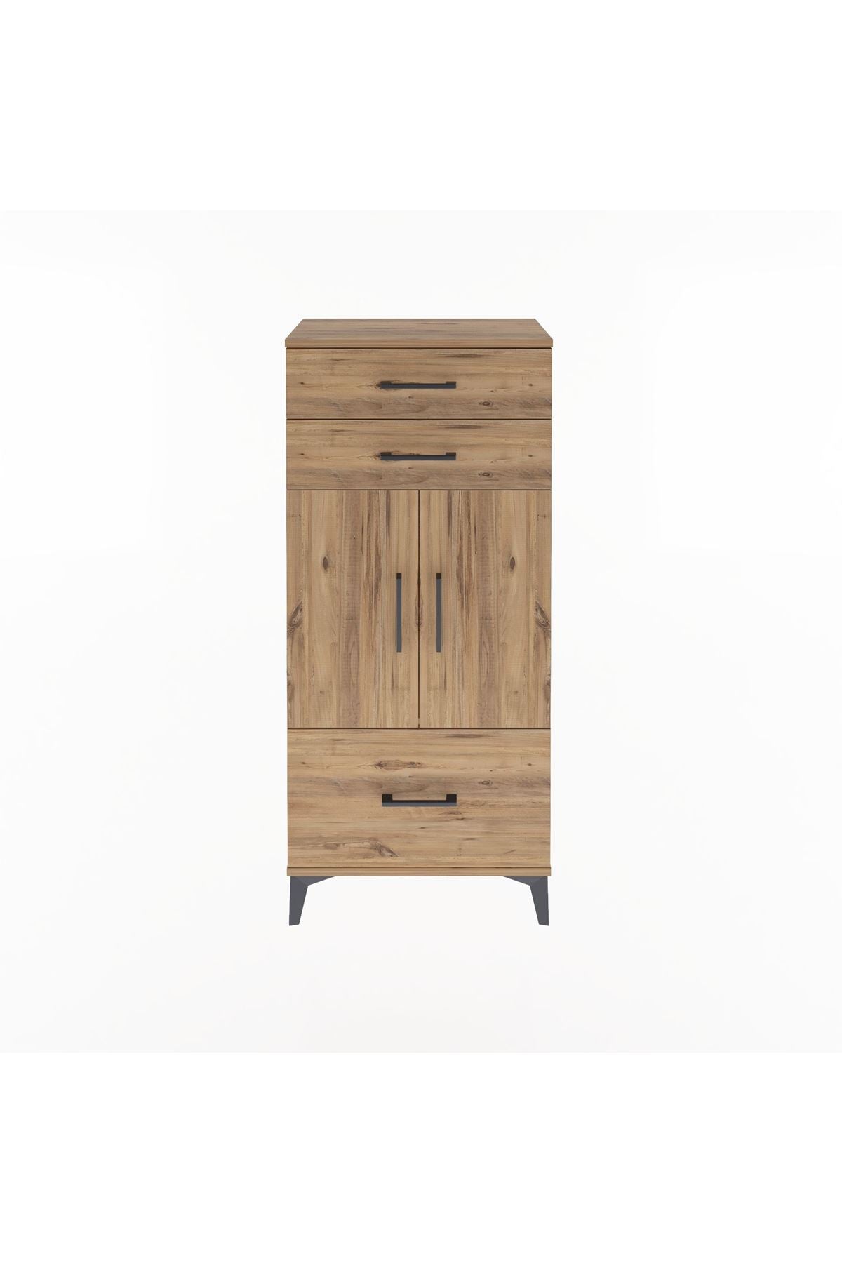 Arges Dolap 2 Raflı 3 Çekmeceli 2 Kapaklı 60x30x134 - S17M074V9A