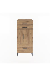 Arges Dolap 2 Raflı 3 Çekmeceli 2 Kapaklı 60x30x134 - S17M074V9A