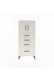 Arges Dolap Tek Raflı 4 Çekmeceli 2 Kapaklı 60x30x134 - S17M075V1A