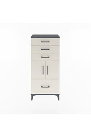Arges Dolap Tek Raflı 4 Çekmeceli 2 Kapaklı 60x30x134 - S17M076V4A