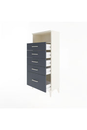 Arges Dolap Tek Raflı 5 Çekmeceli 60x30x134 - S17M077V2A