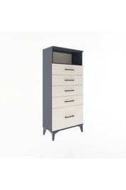 Arges Dolap Tek Raflı 5 Çekmeceli 60x30x134 - S17M077V4A