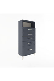 Arges Dolap Tek Raflı 5 Çekmeceli 60x30x134 - S17M077V5A