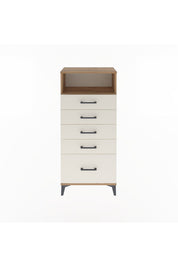 Arges Dolap Tek Raflı 5 Çekmeceli 60x30x134 - S17M077V7A