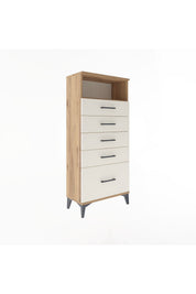 Arges Dolap Tek Raflı 5 Çekmeceli 60x30x134 - S17M077V7A