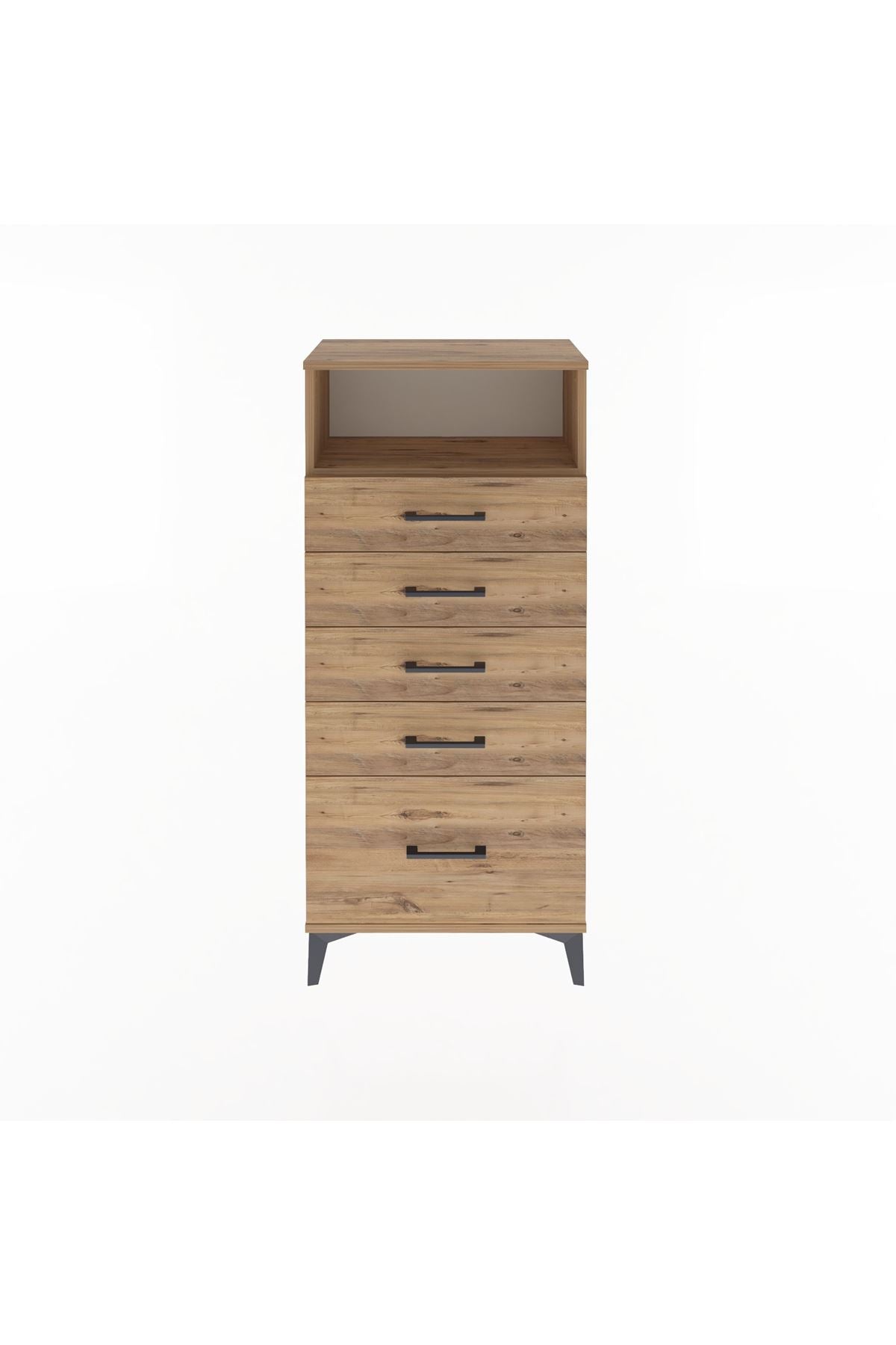 Arges Dolap Tek Raflı 5 Çekmeceli 60x30x134 - S17M077V9A