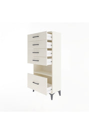 Arges Dolap Tek Raflı 5 Çekmeceli 60x30x134 - S17M078V1A