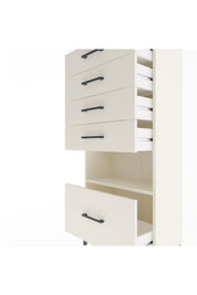 Arges Dolap Tek Raflı 5 Çekmeceli 60x30x134 - S17M078V1A