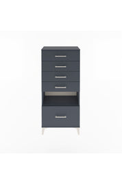 Arges Dolap Tek Raflı 5 Çekmeceli 60x30x134 - S17M078V5A
