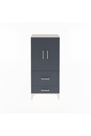 Arges Dolap Tek Raflı 2 Çekmeceli 2 Kapaklı 60x30x134 - S17M079V2A