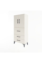 Arges Dolap Tek Raflı 3 Çekmeceli 2 Kapaklı 60x30x134 - S17M080V1A