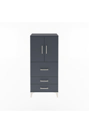 Arges Dolap Tek Raflı 3 Çekmeceli 2 Kapaklı 60x30x134 - S17M080V5A