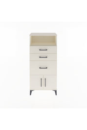 Arges Dolap Tek Raflı 3 Çekmeceli 2 Kapaklı 60x30x134 - S17M081V1A