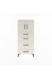 Arges Dolap Tek Raflı 4 Çekmeceli 2 Kapaklı 60x30x134 - S17M084V1A