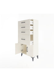 Arges Dolap 4 Çekmeceli 2 Kapaklı 60x30x134 - S17M085V1A
