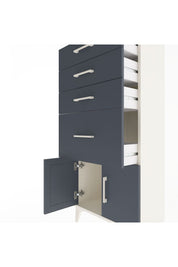 Arges Dolap 4 Çekmeceli 2 Kapaklı 60x30x134 - S17M085V2A