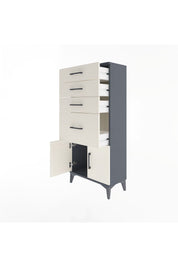 Arges Dolap 4 Çekmeceli 2 Kapaklı 60x30x134 - S17M085V4A