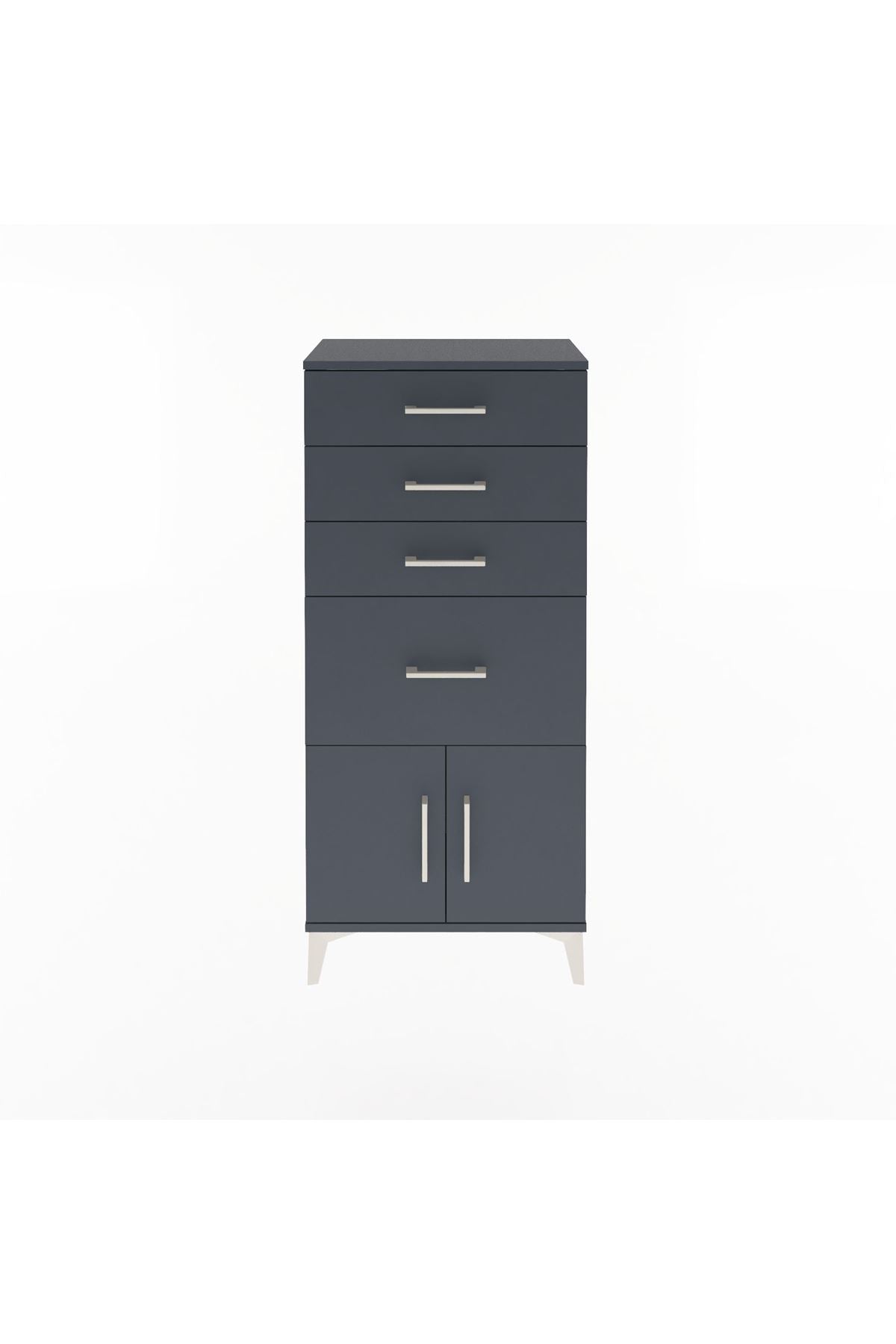 Arges Dolap 4 Çekmeceli 2 Kapaklı 60x30x134 - S17M085V5A