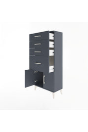 Arges Dolap 4 Çekmeceli 2 Kapaklı 60x30x134 - S17M085V5A