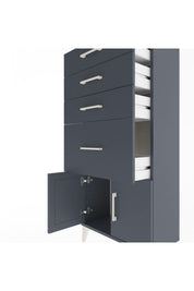 Arges Dolap 4 Çekmeceli 2 Kapaklı 60x30x134 - S17M085V5A