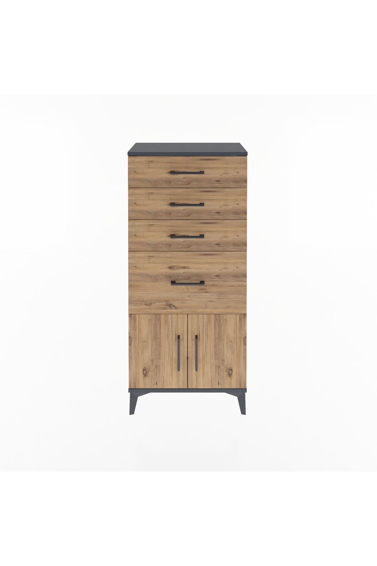 Arges Dolap 4 Çekmeceli 2 Kapaklı 60x30x134 - S17M085V6A
