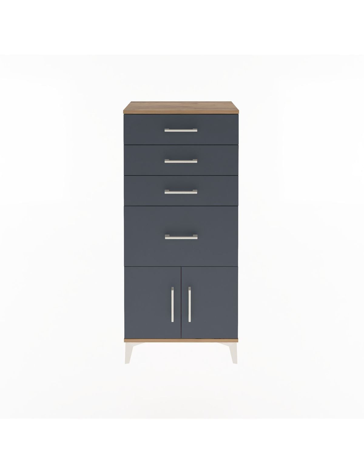 Arges Dolap 4 Çekmeceli 2 Kapaklı 60x30x134 - S17M085V8A