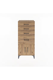 Arges Dolap 4 Çekmeceli 2 Kapaklı 60x30x134 - S17M085V9A