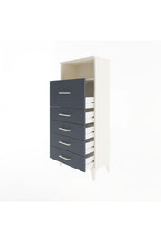 Arges Dolap Tek Raflı 5 Çekmeceli 60x30x134 - S17M086V2A