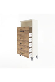 Arges Dolap Tek Raflı 5 Çekmeceli 60x30x134 - S17M086V3A