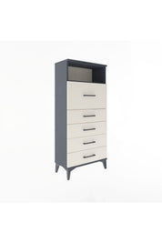 Arges Dolap Tek Raflı 5 Çekmeceli 60x30x134 - S17M086V4A