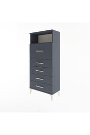 Arges Dolap Tek Raflı 5 Çekmeceli 60x30x134 - S17M086V5A