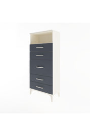 Arges Dolap Tek Raflı 5 Çekmeceli 60x30x134 - S17M087V2A
