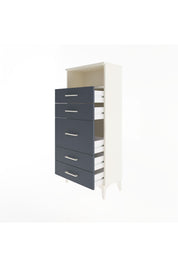 Arges Dolap Tek Raflı 5 Çekmeceli 60x30x134 - S17M087V2A