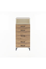 Arges Dolap Tek Raflı 5 Çekmeceli 60x30x134 - S17M087V3A