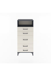 Arges Dolap Tek Raflı 5 Çekmeceli 60x30x134 - S17M087V4A