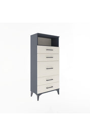 Arges Dolap Tek Raflı 5 Çekmeceli 60x30x134 - S17M087V4A