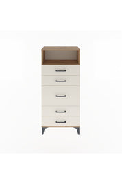 Arges Dolap Tek Raflı 5 Çekmeceli 60x30x134 - S17M087V7A