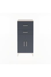 Arges Dolap Tek Raflı 2 Çekmeceli 2 Kapaklı 60x30x134 - S17M089V2A