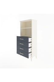 Arges Dolap 2 Raflı 4 Çekmeceli 60x30x134 - S17M053V2A