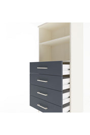 Arges Dolap 2 Raflı 4 Çekmeceli 60x30x134 - S17M053V2A
