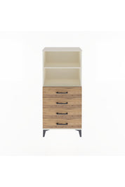 Arges Dolap 2 Raflı 4 Çekmeceli 60x30x134 - S17M053V3A