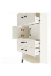 Arges Dolap Tek Raflı 3 Çekmeceli 2 Kapaklı 60x30x134 - S17M091V1A