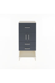 Arges Dolap Tek Raflı 3 Çekmeceli 2 Kapaklı 60x30x134 - S17M091V2A