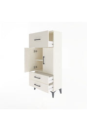 Arges Dolap 2 Raflı 3 Çekmeceli 2 Kapaklı 60x30x134 - S17M092V1A