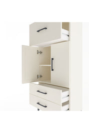 Arges Dolap 2 Raflı 3 Çekmeceli 2 Kapaklı 60x30x134 - S17M092V1A