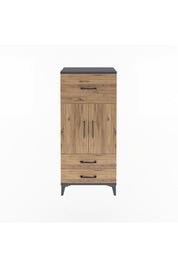Arges Dolap 2 Raflı 3 Çekmeceli 2 Kapaklı 60x30x134 - S17M092V6A