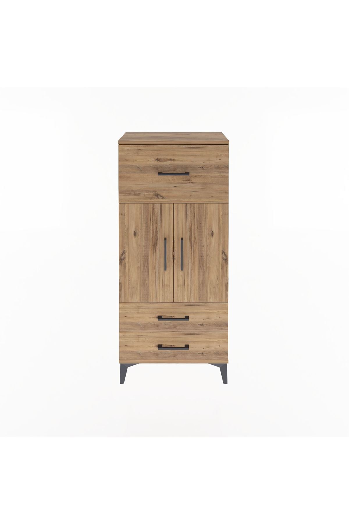 Arges Dolap 2 Raflı 3 Çekmeceli 2 Kapaklı 60x30x134 - S17M092V9A