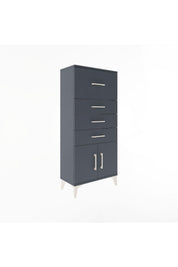 Arges Dolap 4 Çekmeceli 2 Kapaklı 60x30x134 - S17M093V5A