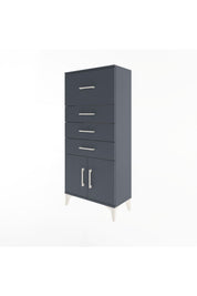 Arges Dolap 4 Çekmeceli 2 Kapaklı 60x30x134 - S17M093V5A